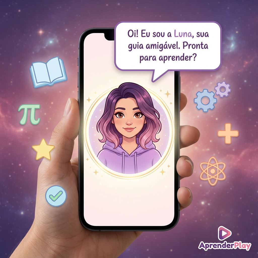 Professora Luna - IA do AprenderPlay